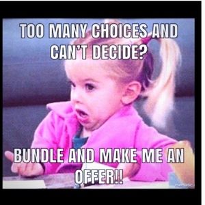 Bundle Items and Make me and Offer!